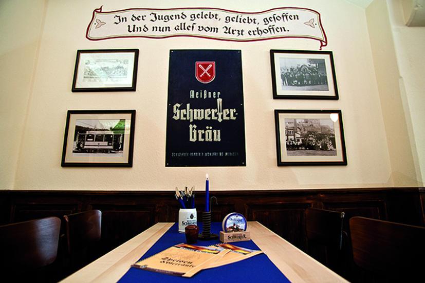 Schwerter Schankhaus & Hotel Meissen Ngoại thất bức ảnh